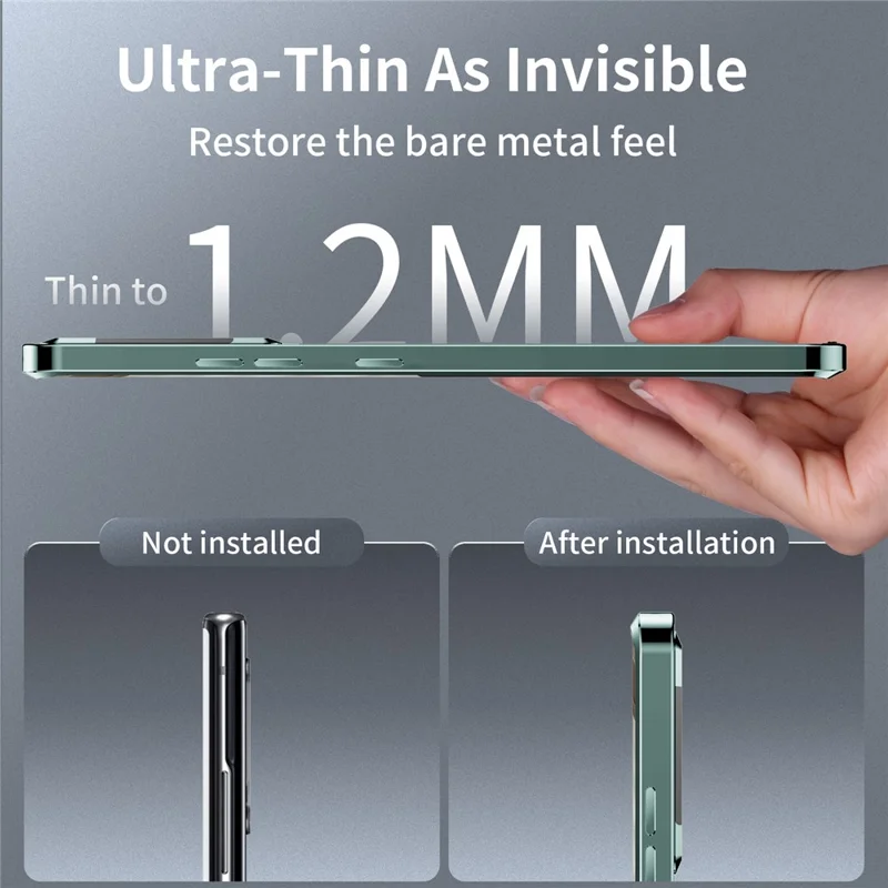 Anti-scratch Phone Cover For Samsung Galaxy Note 10 Plus 4G Metal Edge + Lens Protection Matte Phone Case - Green