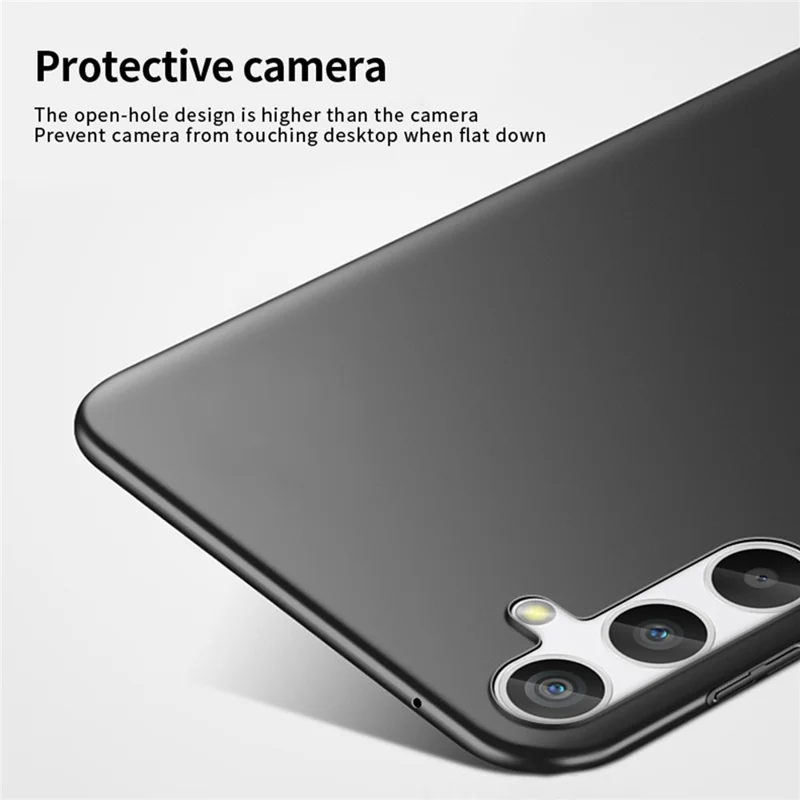 MOFI JK PC Series-1 Shield For Samsung Galaxy A34 5G Hard PC Cover Matte Anti-drop Phone Case - Black