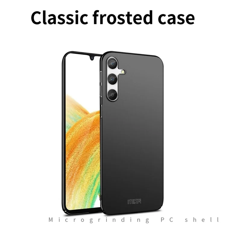 MOFI JK PC Series-1 Shield Für Samsung Galaxy A54 5G Matte Phone Case Hard PC Protective Phone Cover - Schwarz