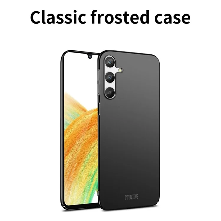 MOFI JK PC Series-1 Shield For Samsung Galaxy A14 5G / 4G Phone Case Non Slip Matte Surface Hard PC Cover - Black