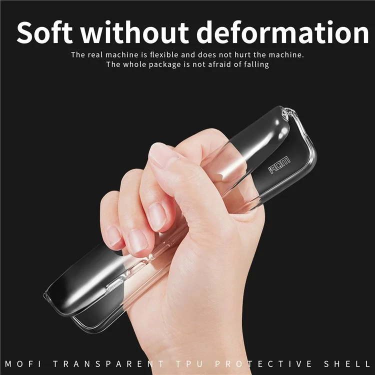 MOFI For iPhone 12 6.1 inch / 12 Pro 6.1 inch Case Anti-Drop Transparent Soft TPU Phone Cover