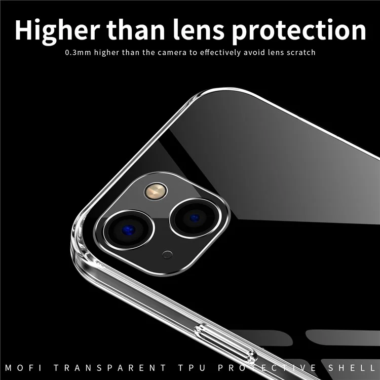 MOFI For iPhone 12 6.1 inch / 12 Pro 6.1 inch Case Anti-Drop Transparent Soft TPU Phone Cover
