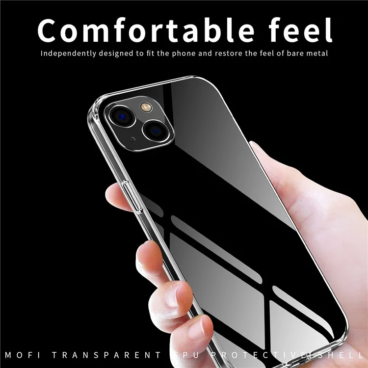 MOFI For iPhone 12 6.1 inch / 12 Pro 6.1 inch Case Anti-Drop Transparent Soft TPU Phone Cover