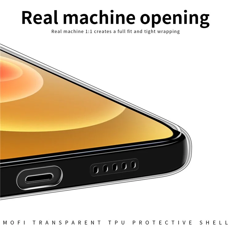MOFI For iPhone 12 6.1 inch / 12 Pro 6.1 inch Case Anti-Drop Transparent Soft TPU Phone Cover