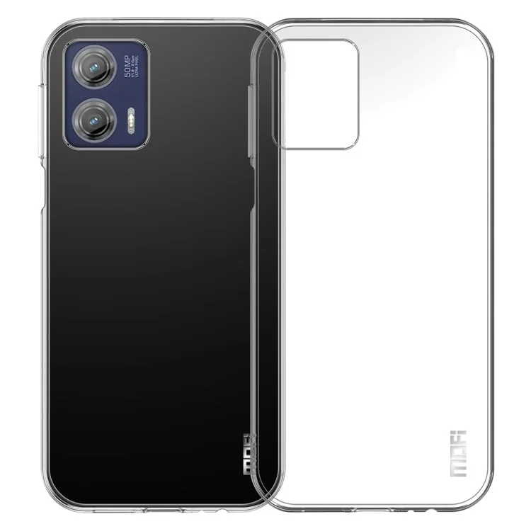 MOFI для Motorola Moto G73 5G Ударопрочный чехол Прозрачный мягкий TPU чехол для телефона