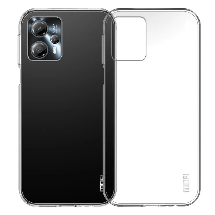 MOFI For Motorola Moto G13 4G / G23 4G Прозрачный ударопрочный чехол Мягкий TPU Phone Cover