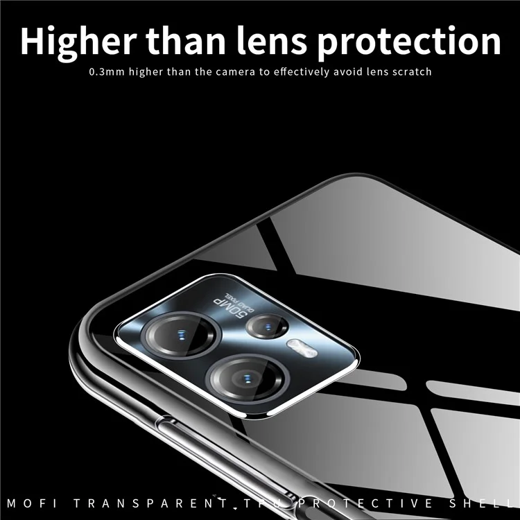 MOFI For Motorola Moto G13 4G / G23 4G Прозрачный ударопрочный чехол Мягкий TPU Phone Cover