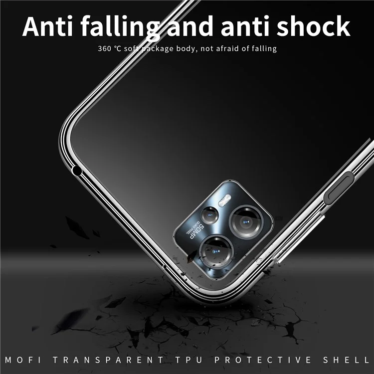 MOFI For Motorola Moto G13 4G / G23 4G Прозрачный ударопрочный чехол Мягкий TPU Phone Cover