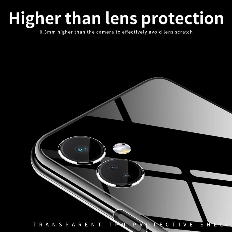 MOFI para OnePlus Nord CE 3 Lite 5G / Nord N30 5G Funda protectora transparente resistente a golpes de TPU suave Funda para teléfono