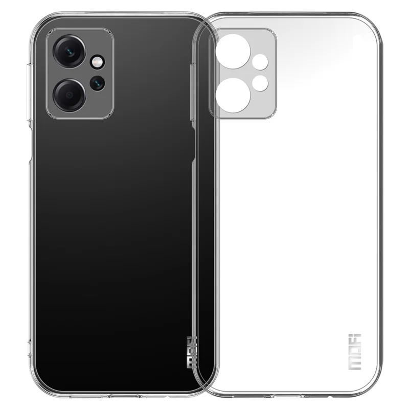 MOFI For Xiaomi Redmi Note 12 4G Drop Resistant Transparent Case Soft TPU Phone Cover