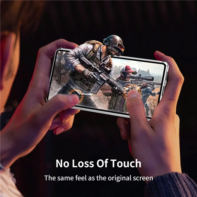 Чехол для телефона Samsung Galaxy S23+ с антипичкой, металлический закаленный стеклянный чехол (без разблокировки отпечатка пальца) - синий