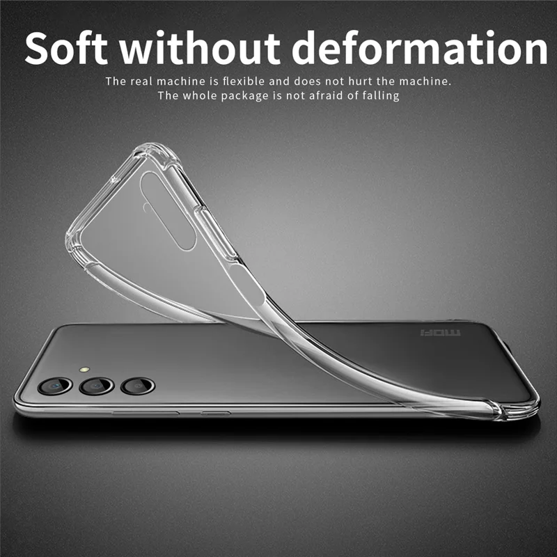 Чехол для Samsung Galaxy A24 4G (162,1 x 77,6 x 8,3 мм) MOFI Clear Cover Anti-Scratch Flexible TPU
