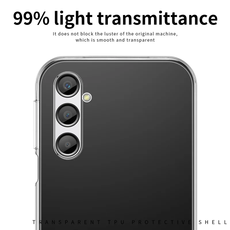 Чехол для Samsung Galaxy A24 4G (162,1 x 77,6 x 8,3 мм) MOFI Clear Cover Anti-Scratch Flexible TPU