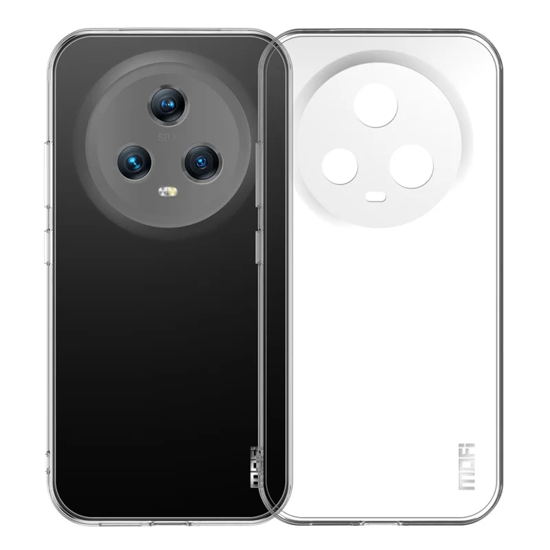 MOFI For Honor Magic5 Transparent Phone Case Anti-scratch Soft TPU Cell Phone Cover