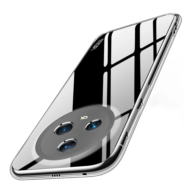 MOFI For Honor Magic5 Transparent Phone Case Anti-scratch Soft TPU Cell Phone Cover