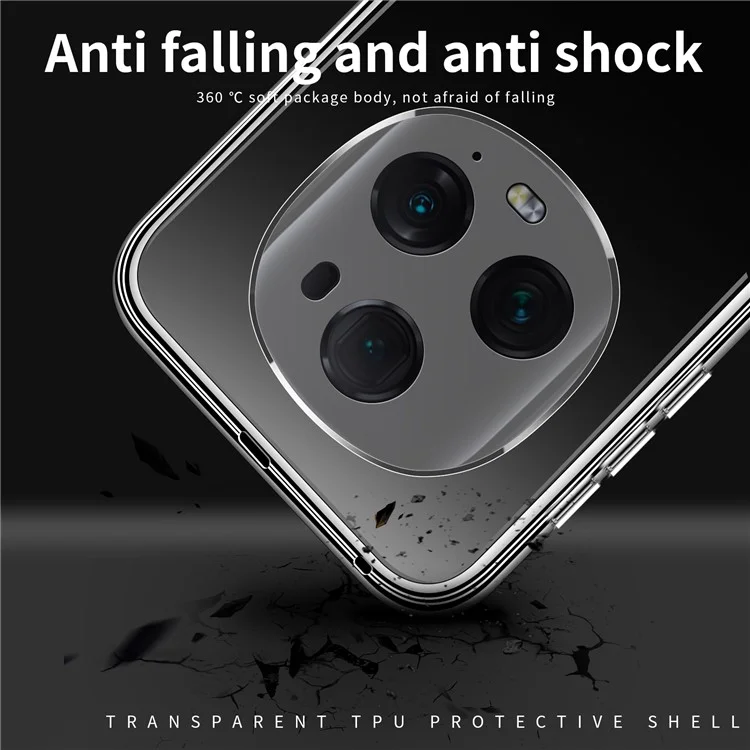MOFI For Honor Magic5 Ultimate 5G Capa Protetora de TPU Macio Resistente a Arranhões Transparente