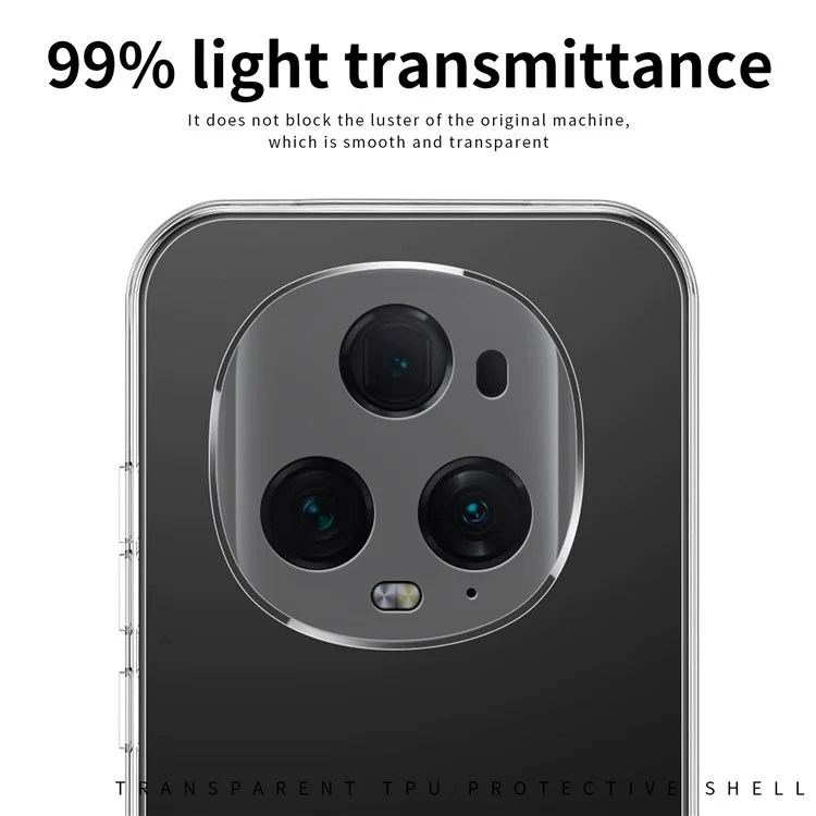 MOFI For Honor Magic5 Ultimate 5G Capa Protetora de TPU Macio Resistente a Arranhões Transparente
