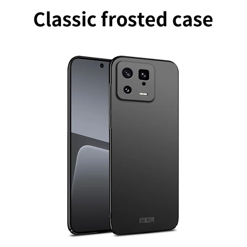 MOFI JK PC Series-1 Shield For Xiaomi 13 Pro 5G Cell Phone Case Matte Surface Hard PC Cover - Black