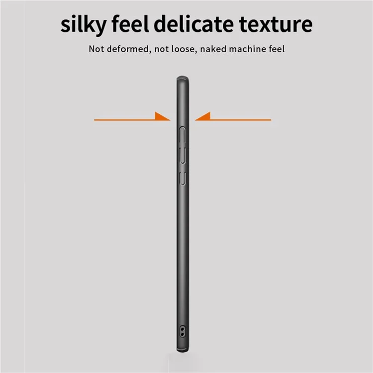 MOFI JK PC Série-1 Bouclier pour Xiaomi Poco F5 Pro 5G / Redmi K60 Pro 5G / K60 5G Étui de téléphone dur anti-traces de doigts mat - Noir 
