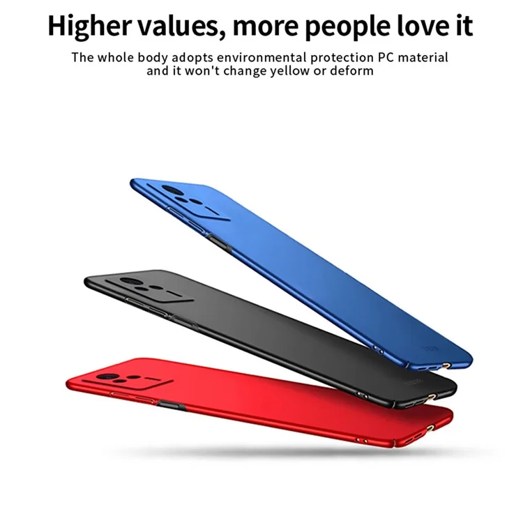 MOFI JK Serie PC-1 Escudo para Xiaomi Redmi K60E 5G Carcasa rígida antiarañazos de PC mate - Negro 
