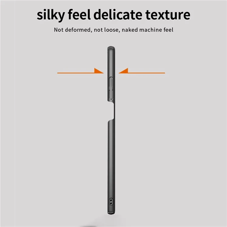 MOFI JK Serie PC-1 Escudo para Xiaomi Redmi K60E 5G Carcasa rígida antiarañazos de PC mate - Negro 