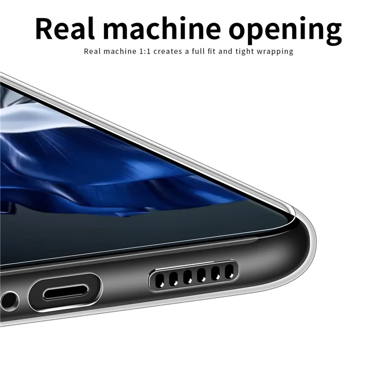 Coque de protection en TPU transparent MOFI pour Huawei P60 / P60 Pro, étui de protection antichoc pour téléphone