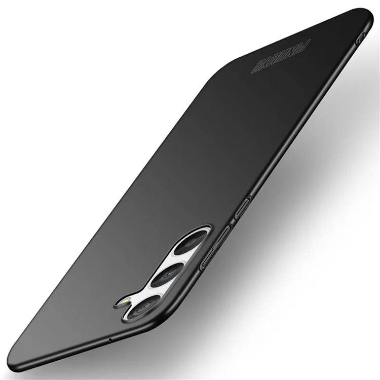 PINWUYO PC-Serie für Samsung Galaxy A34 5G, matter Handyhülle Smartphone-Cover mit magnetischem Ringhalter - Schwarz