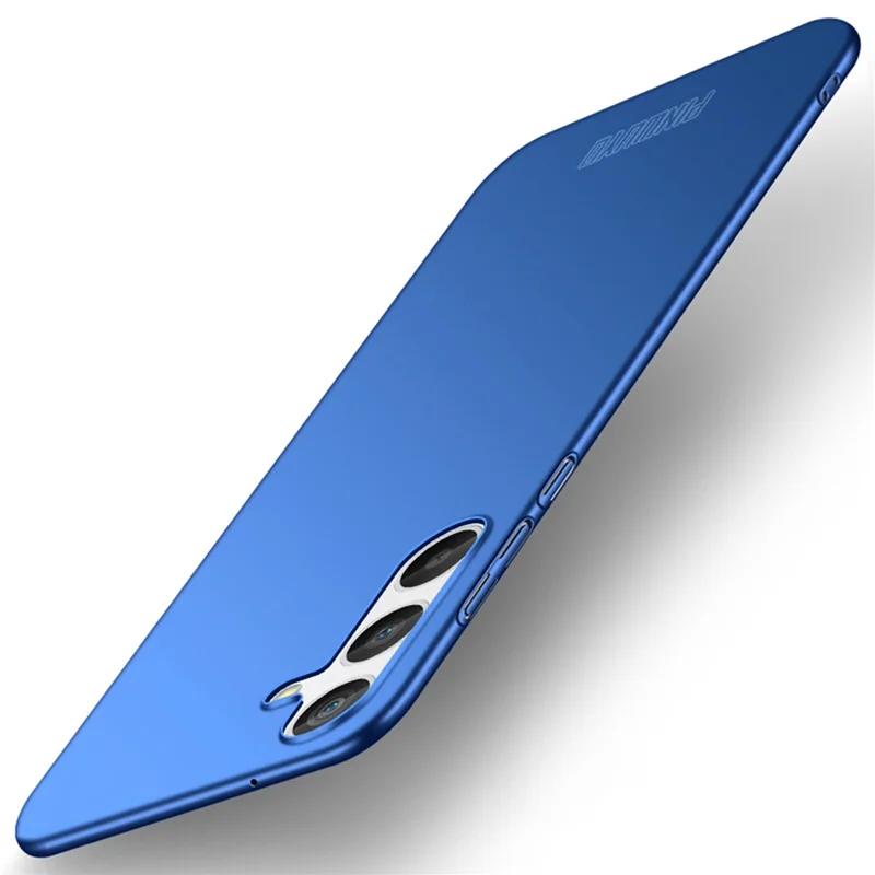 PINWUYO PC Series for Samsung Galaxy A34 5G Matte Phone Case Smartphone Cover with Magnetic Ring Holder - Blue