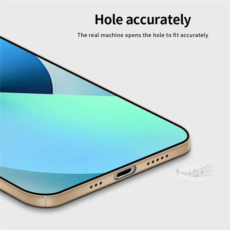 PINWUYO PC Series for iPhone 13 6.1 inch Matte Phone Case Hard PC Cover with Magnetic Ring Holder - Black