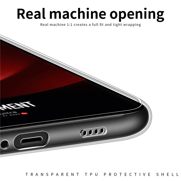 MOFI Für Xiaomi 13 Ultra Transparente Handyhülle Stoßfest Weiche TPU-Handyhülle