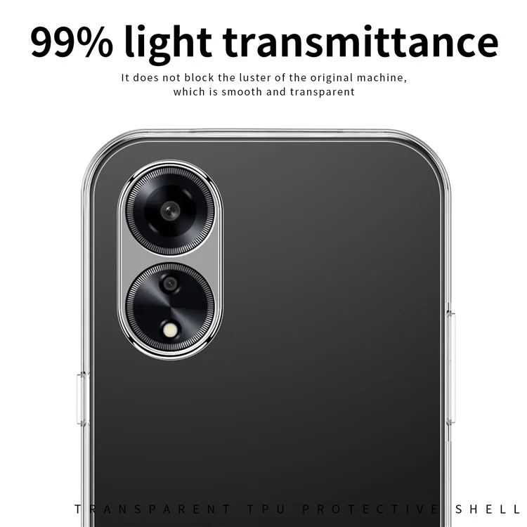 MOFI For Oppo A1 5G прозрачный TPU чехол для телефона Противоцарапинная защитная крышка для телефона
