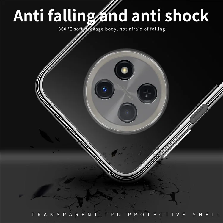 MOFI для чехла Huawei Enjoy 60X Прозрачный телефон Противоударный мягкий TPU чехол для телефона