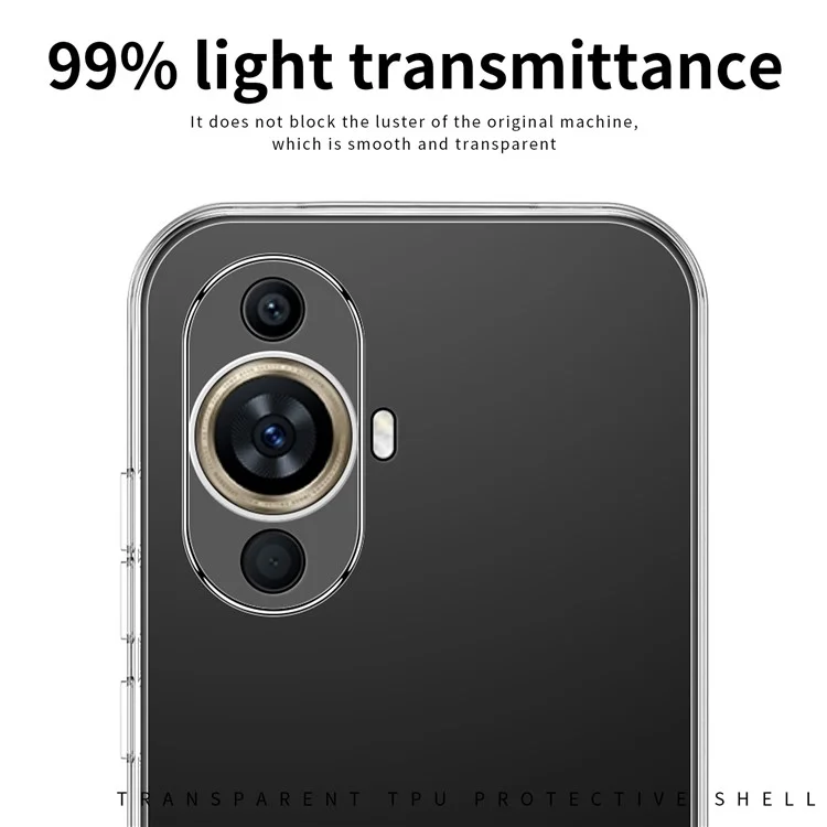 MOFI Para Huawei nova 11 / nova 12s 4G / nova 12 Lite 4G Caso de TPU Transparente Arranhão-resistente Capa de Telefone Celular