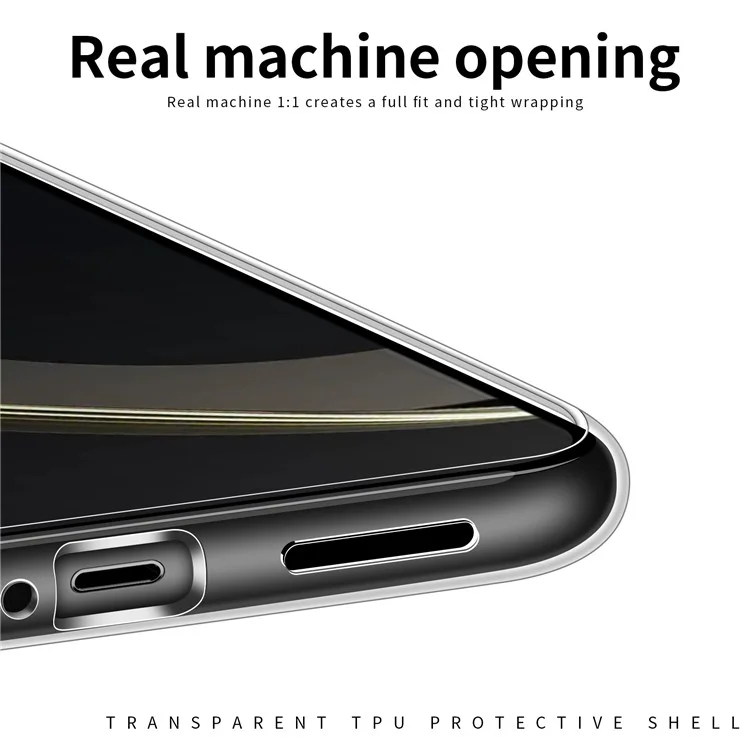 MOFI Para Huawei nova 11 / nova 12s 4G / nova 12 Lite 4G Caso de TPU Transparente Arranhão-resistente Capa de Telefone Celular