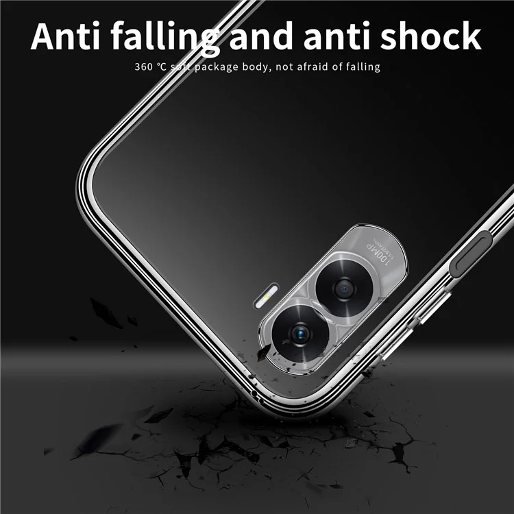 MOFI For Honor X50i 5G 5G Прозрачный мягкий чехол из ТПУ для телефона Anti-scratch Phone Back Cover