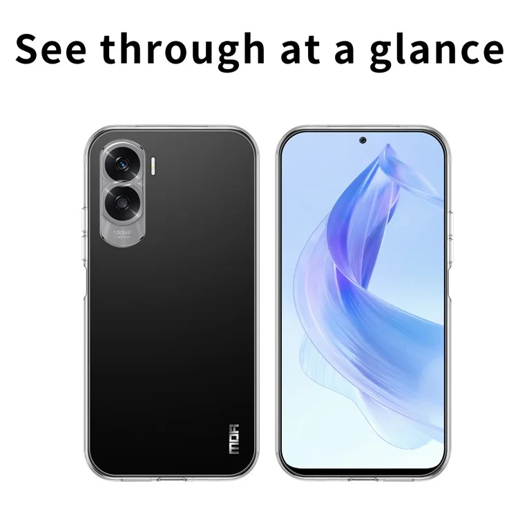 MOFI For Honor X50i 5G 5G Прозрачный мягкий чехол из ТПУ для телефона Anti-scratch Phone Back Cover