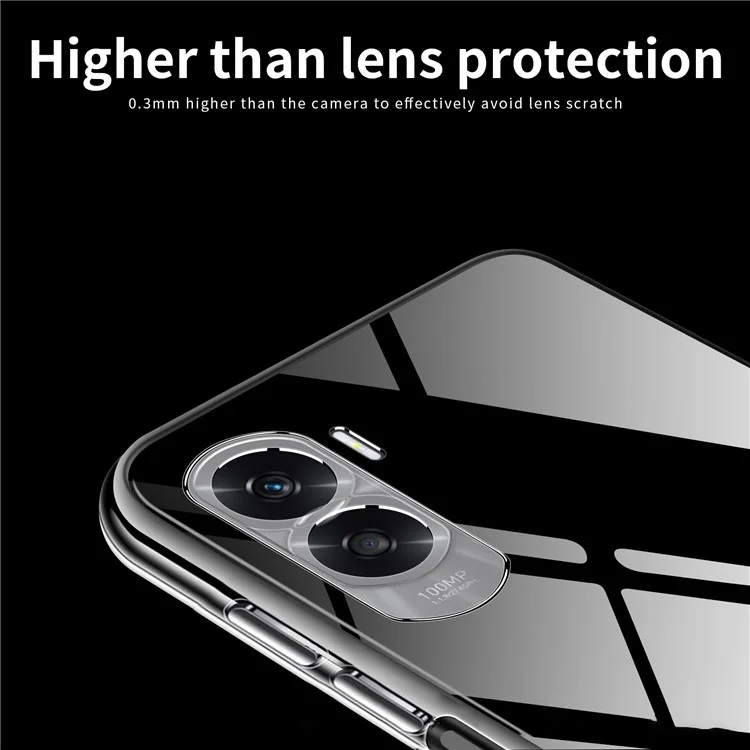 MOFI For Honor X50i 5G 5G Прозрачный мягкий чехол из ТПУ для телефона Anti-scratch Phone Back Cover