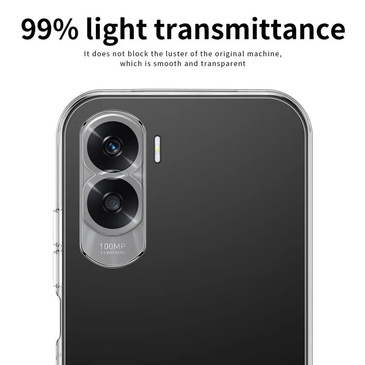 MOFI For Honor X50i 5G 5G Прозрачный мягкий чехол из ТПУ для телефона Anti-scratch Phone Back Cover