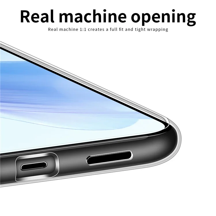 MOFI For Honor X50i 5G 5G Прозрачный мягкий чехол из ТПУ для телефона Anti-scratch Phone Back Cover