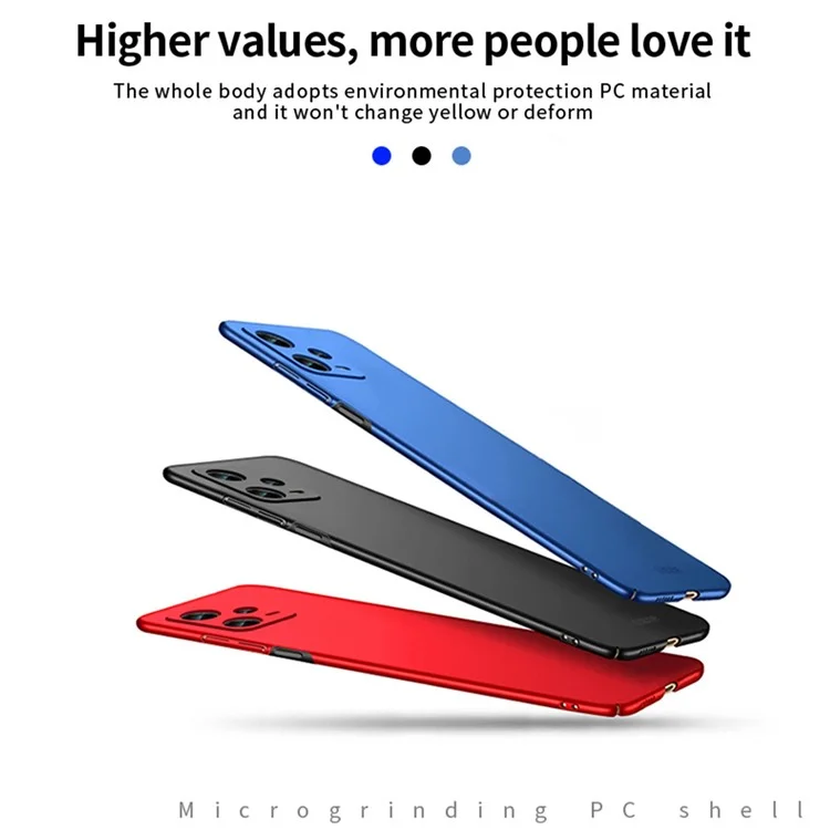 MOFI JK PC Series-1 Shield Matte Case per Xiaomi Redmi Note 12 Pro 5G, Custodia Rigida in PC Antiurto - Nero