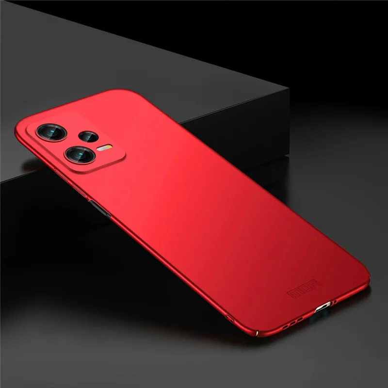 MOFI JK PC Series-1 Shield for Xiaomi Redmi Note 12 5G (Global) Жесткий чехол из ПК, матовый и не оставляющий отпечатков - Красный