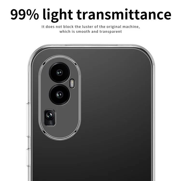 MOFI Für Oppo Reno10 Pro+ 5G Telefon TPU-Hülle Kratzfest Transparente Handyhülle