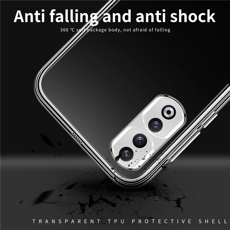 MOFI Mobile Phone Cover für Honor 90 Pro, staubdichte, kratzfeste Schutzhülle, transparentes Handy-Gehäuse