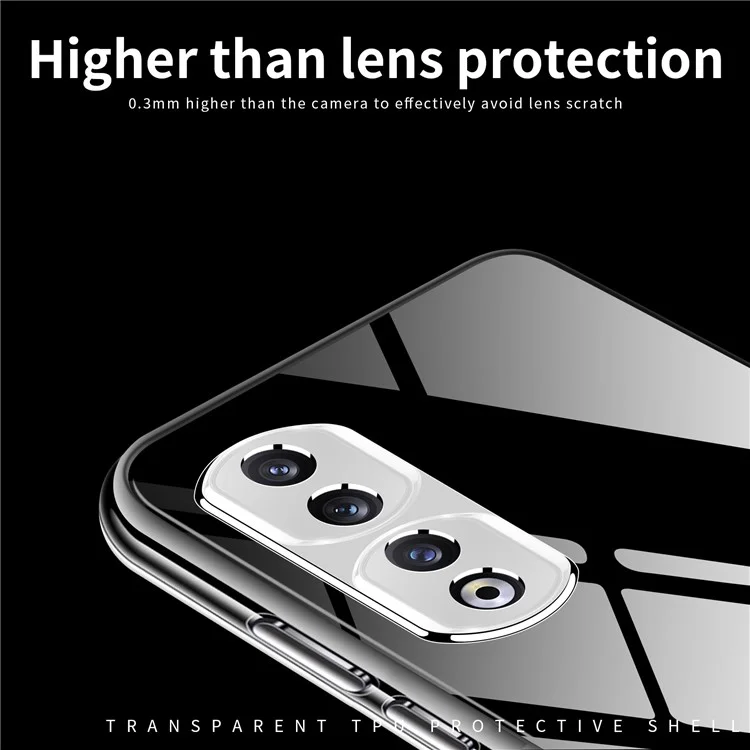 MOFI Mobile Phone Cover für Honor 90 Pro, staubdichte, kratzfeste Schutzhülle, transparentes Handy-Gehäuse