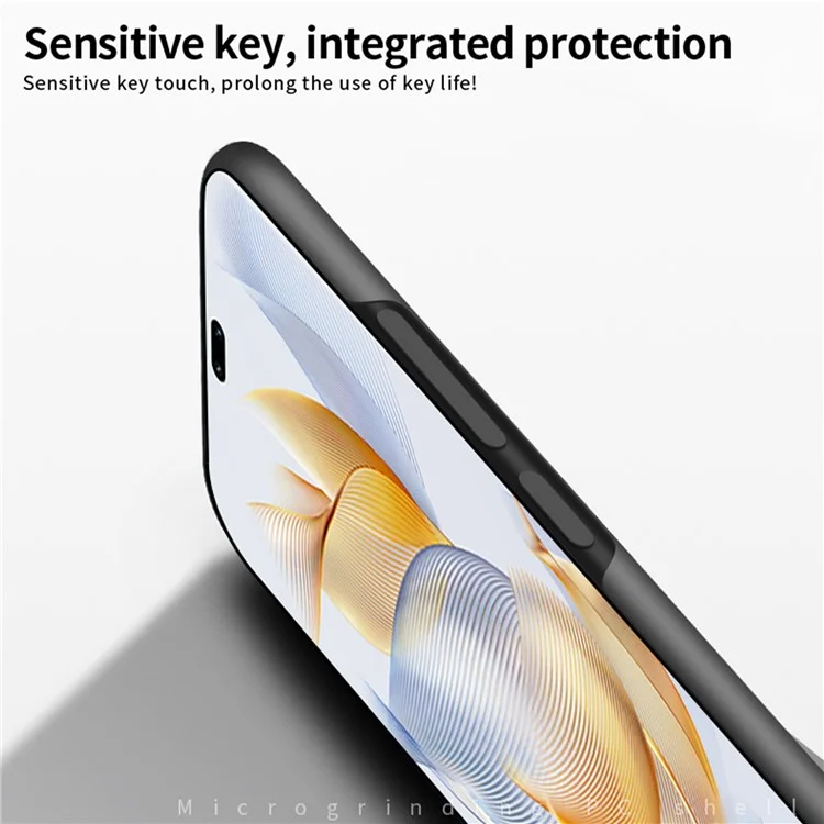MOFI JK Serie PC-1 Funda para Honor 80 5G Carcasa Mate a Prueba de Golpes de PC Duro - Negro 