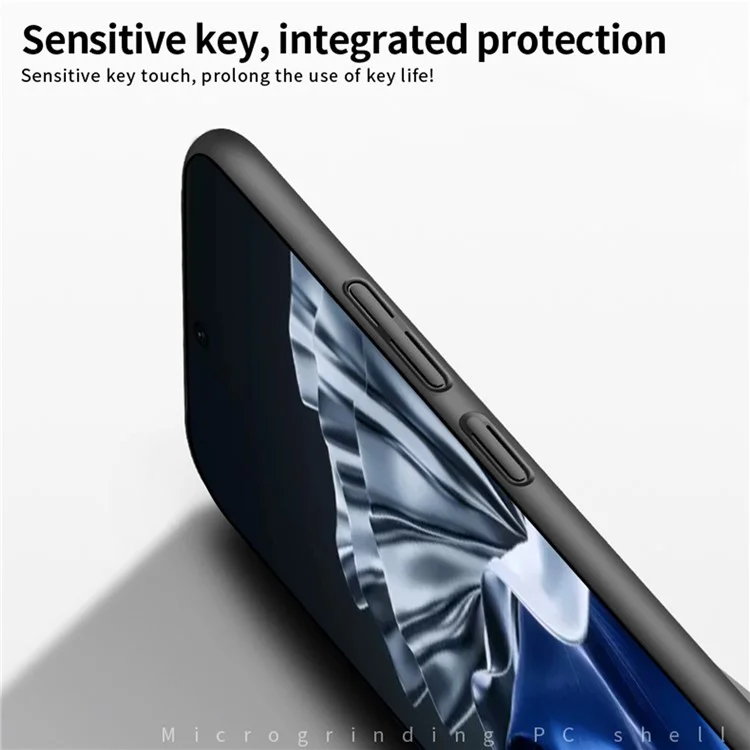 MOFI JK PC Series-1 Shield para Huawei P60 / P60 Pro Capa de Telefone PC Fosca Protetora - Preta