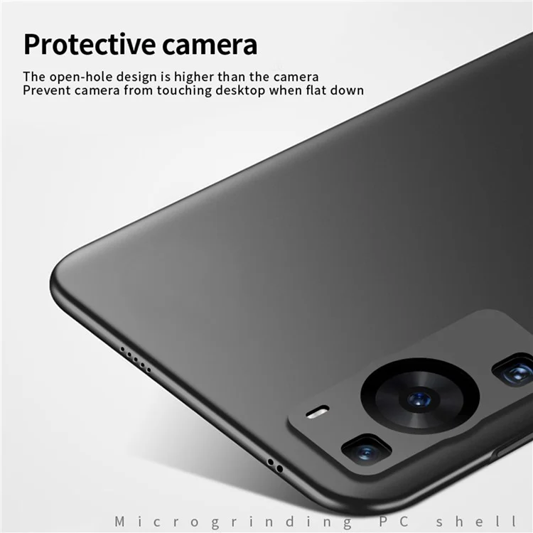 MOFI JK PC Series-1 Shield para Huawei P60 / P60 Pro Capa de Telefone PC Fosca Protetora - Preta