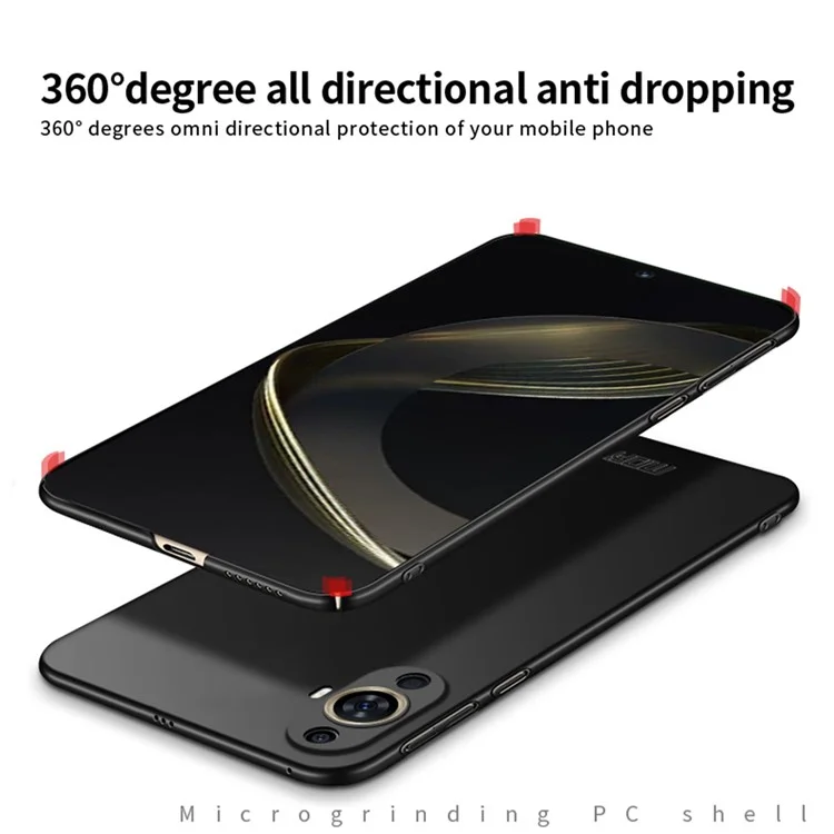 MOFI JK PC Series-1 Shield for Huawei nova 11 Pro / nova 11 Ultra Mate Funda Protectora de Teléfono Móvil de PC - Negro