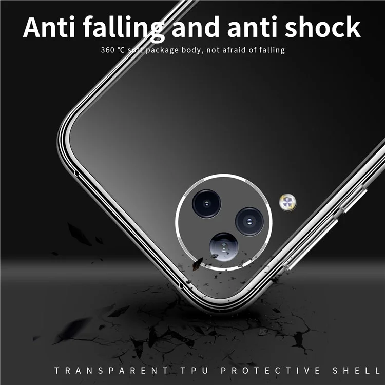 MOFI Für Xiaomi Civi 3 5G stoßfeste Rückenschale Handyhülle Transparente Handyhülle