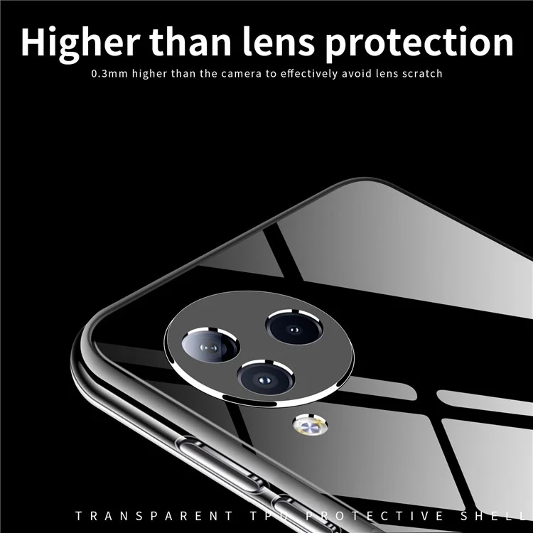 MOFI Für Xiaomi Civi 3 5G stoßfeste Rückenschale Handyhülle Transparente Handyhülle